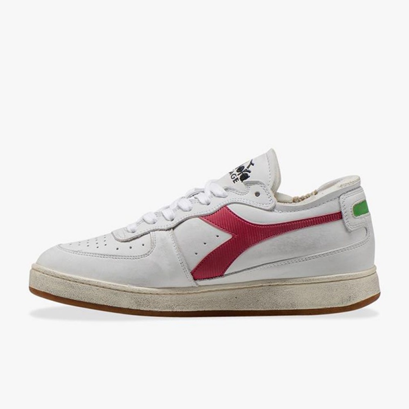 Diadora MI Basket Lave Sneakers Rød | BIPVXDM-05