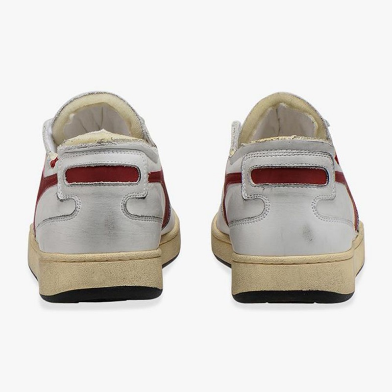 Diadora MI Basket Lave Sneakers Rød | UATSQBW-89