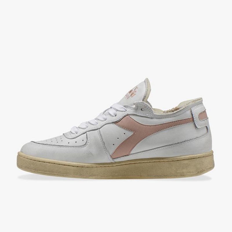 Diadora MI Basket Lave Sneakers Rosa | JSGUOAY-62