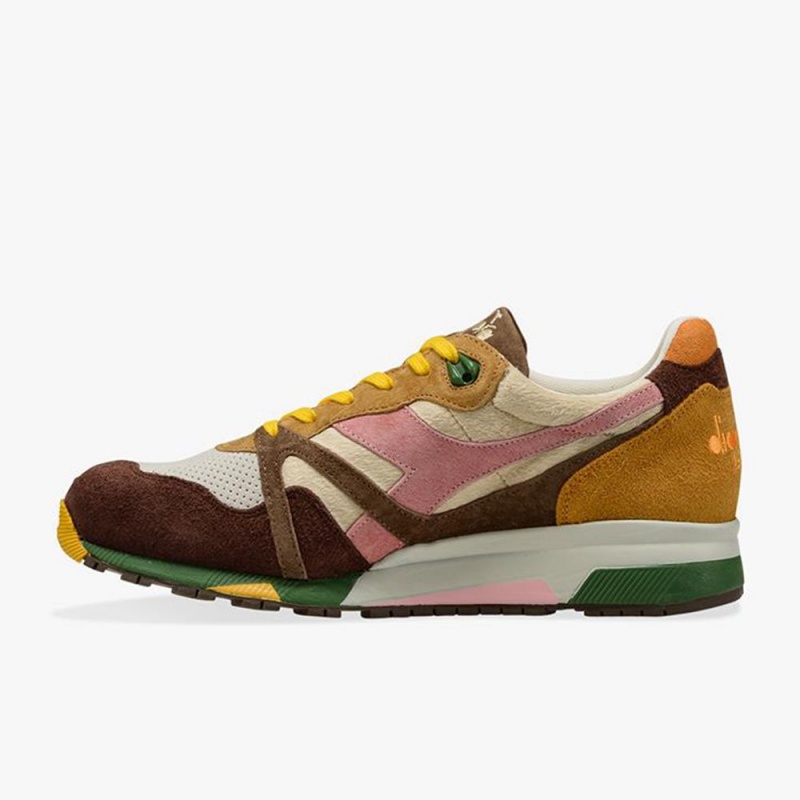 Diadora N9000 Lave Sneakers Brune | OEXKZHJ-39