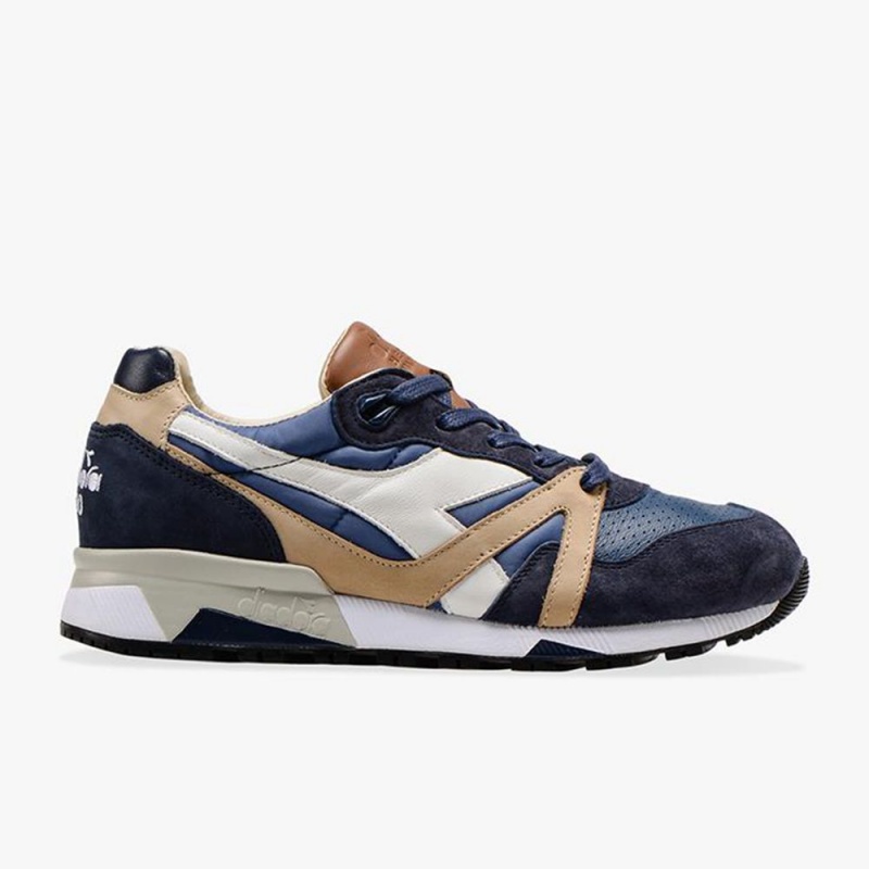 Diadora N9000 Lave Sneakers Marineblå | NWOHTRQ-04