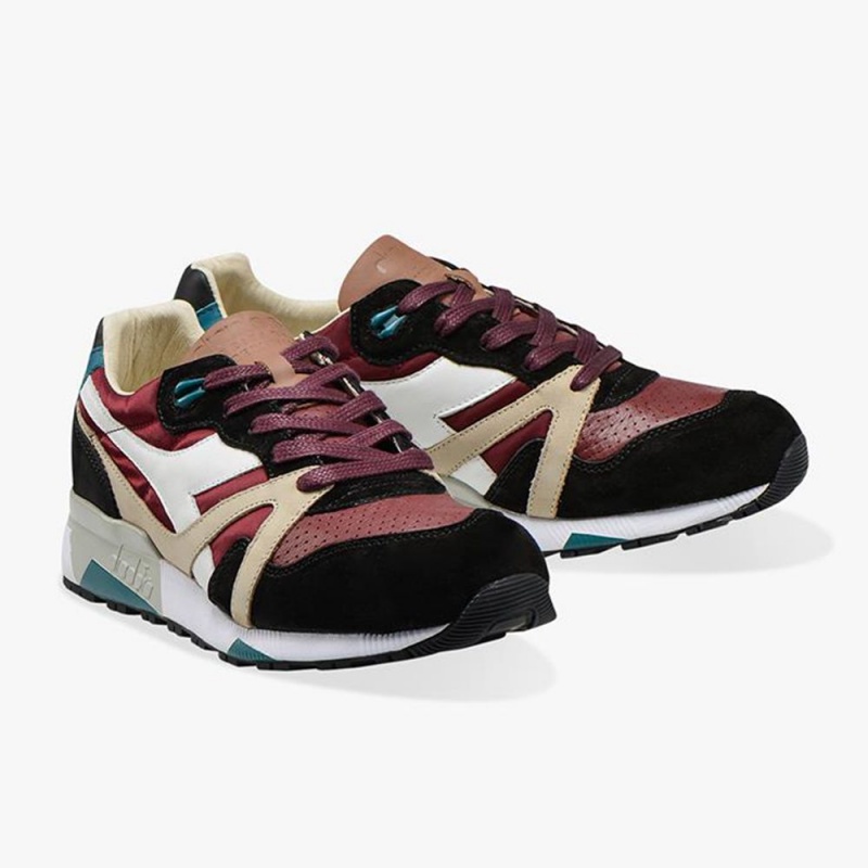 Diadora N9000 Lave Sneakers Rød | CMWYBTR-28