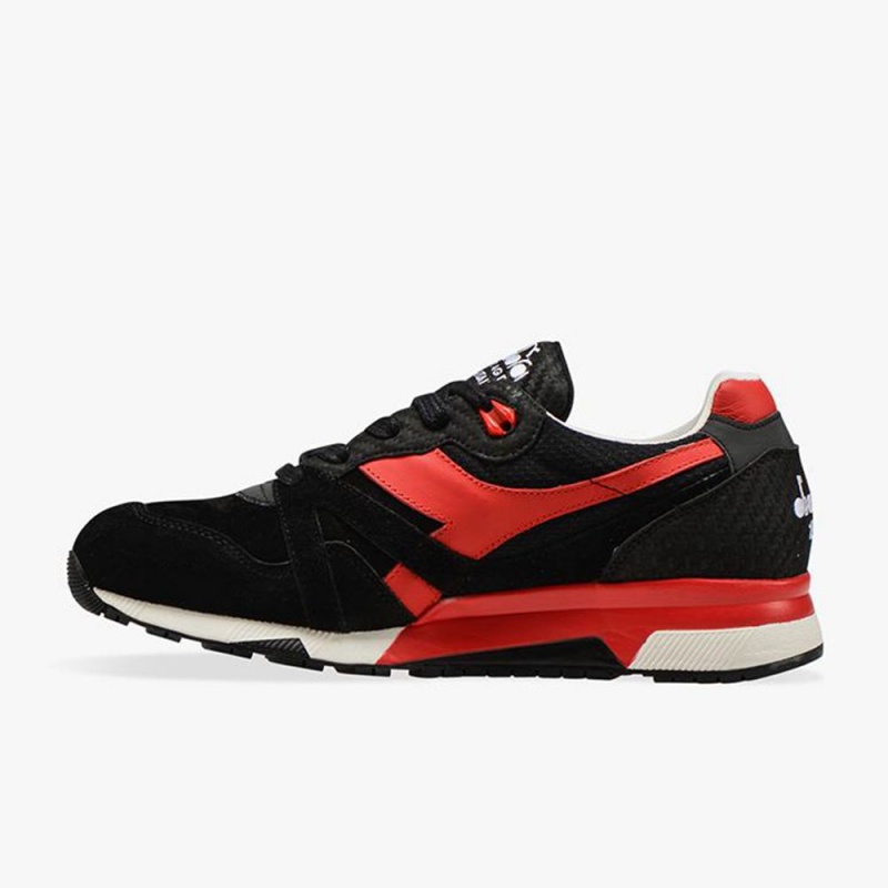 Diadora N9000 Lave Sneakers Svarte | PCBFTEQ-90