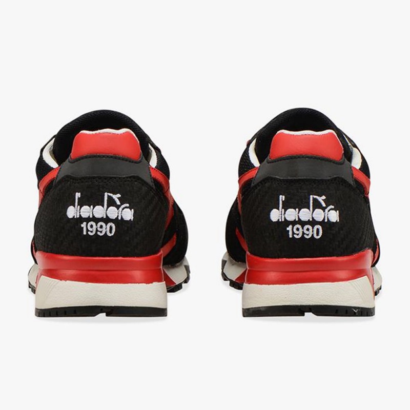 Diadora N9000 Lave Sneakers Svarte | PCBFTEQ-90