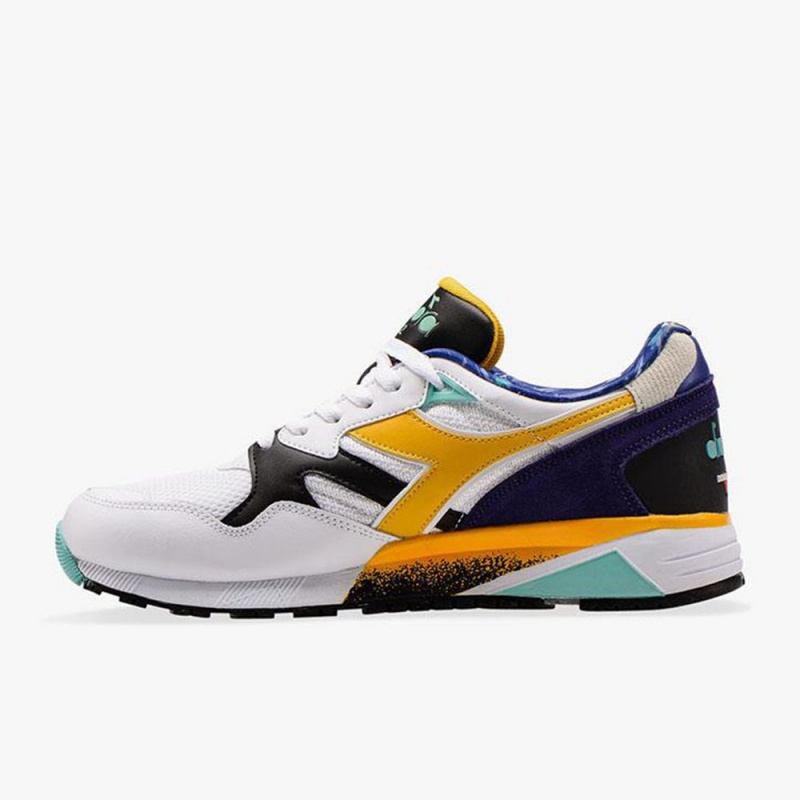 Diadora N9002 Lave Sneakers Hvite | MLGPVKW-62