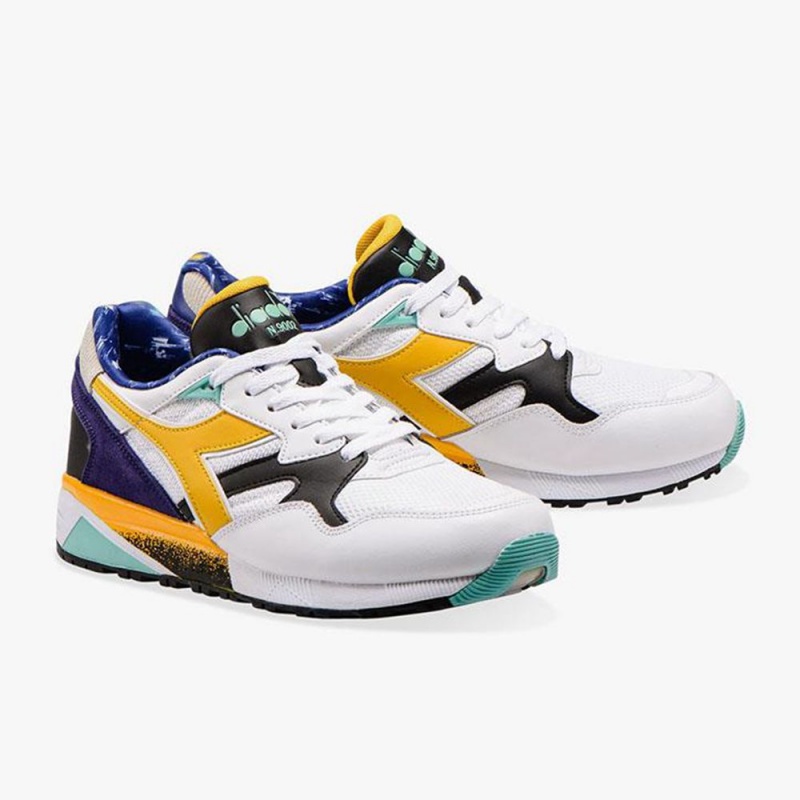 Diadora N9002 Lave Sneakers Hvite | MLGPVKW-62