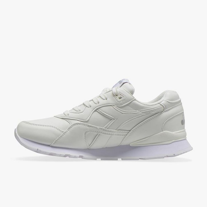 Diadora N.92 Lave Sneakers Hvite | CDGHBVM-84