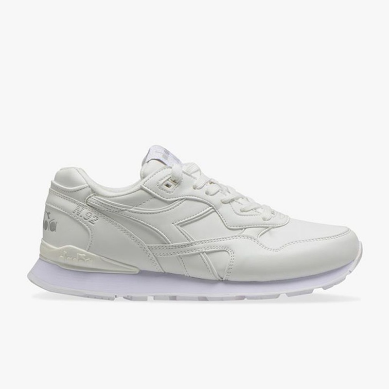 Diadora N.92 Lave Sneakers Hvite | NQGDBCX-36