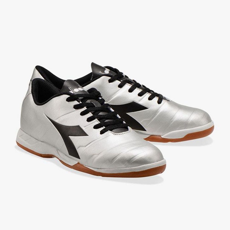 Diadora Pichichi Futsal Sko Sølv | PUKOHYC-91