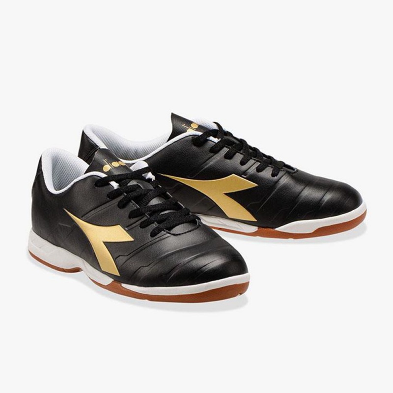 Diadora Pichichi Futsal Sko Svarte | UQCLSAD-91