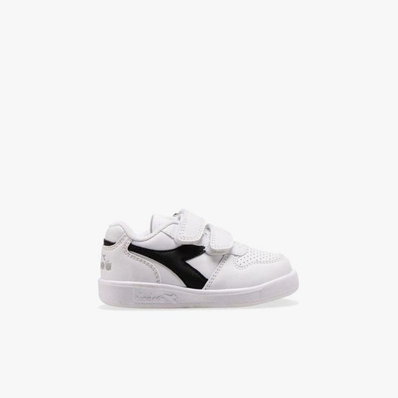 Diadora Playground Lave Sneakers Hvite | XPCKISR-84