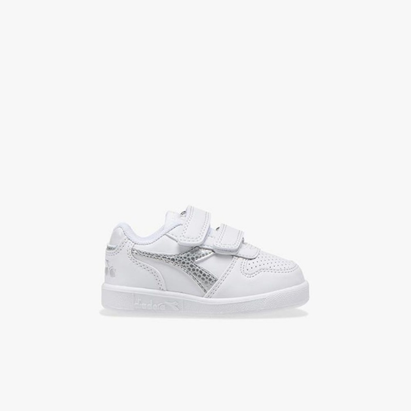 Diadora Playground Lave Sneakers Hvite | MUGBPAF-28