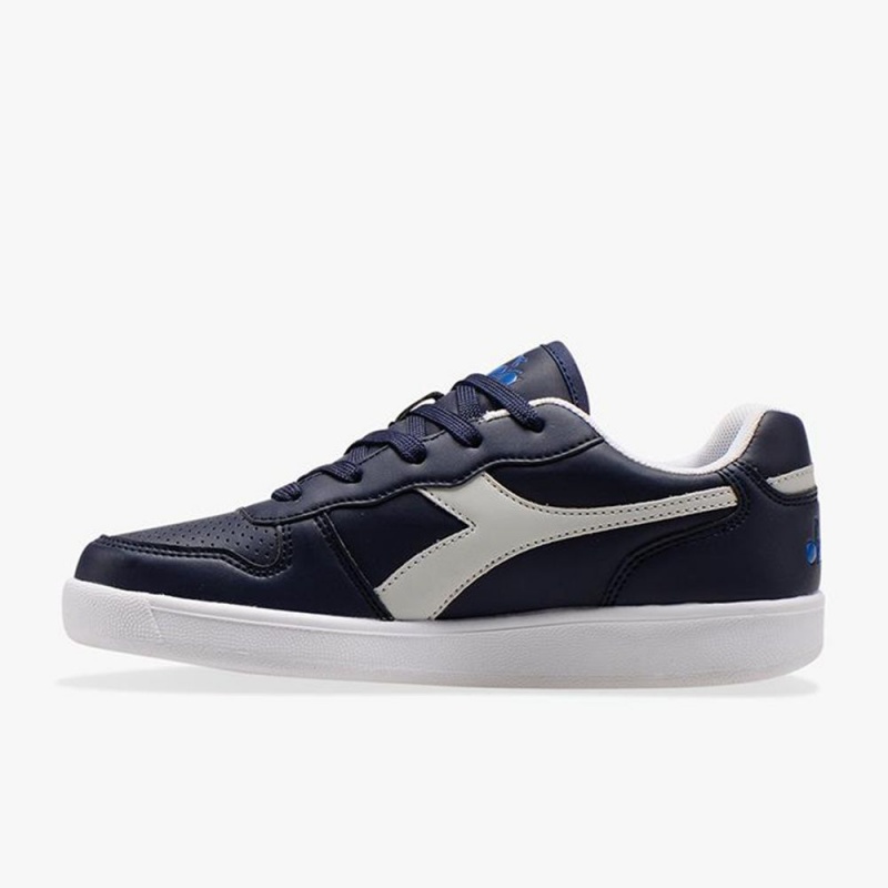 Diadora Playground Lave Sneakers Marineblå | ULNHWBF-03