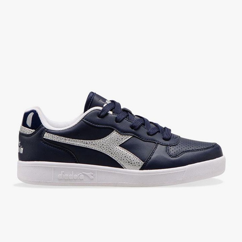 Diadora Playground Lave Sneakers Marineblå | BEQNTPY-12