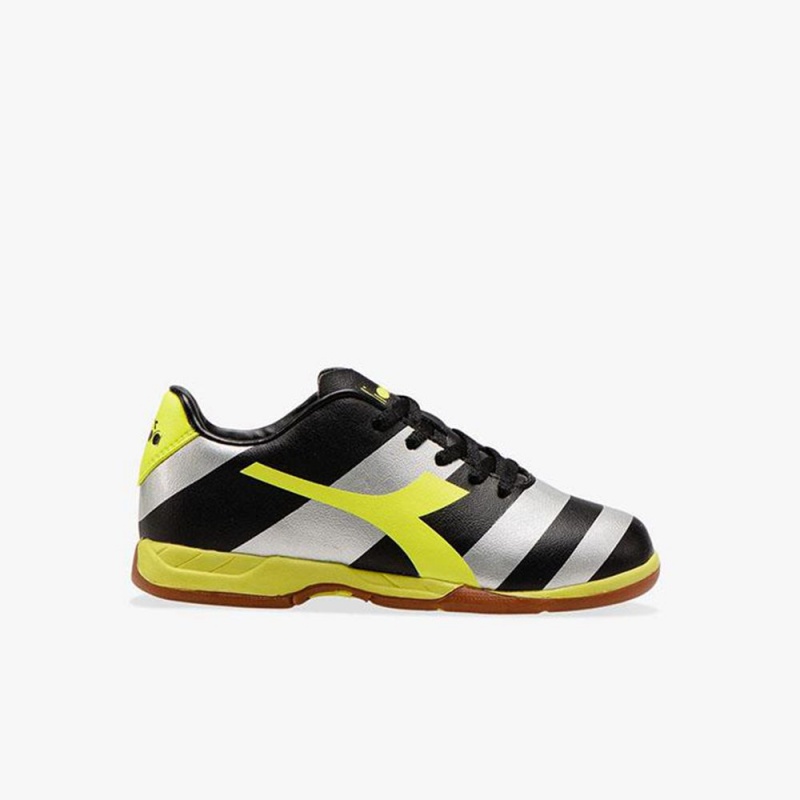 Diadora Raptor Futsal Sko Sølv | NJTCHXP-62