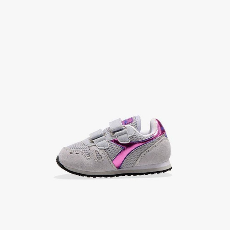 Diadora Simple Run Lave Sneakers Grå | DLOVBJZ-90