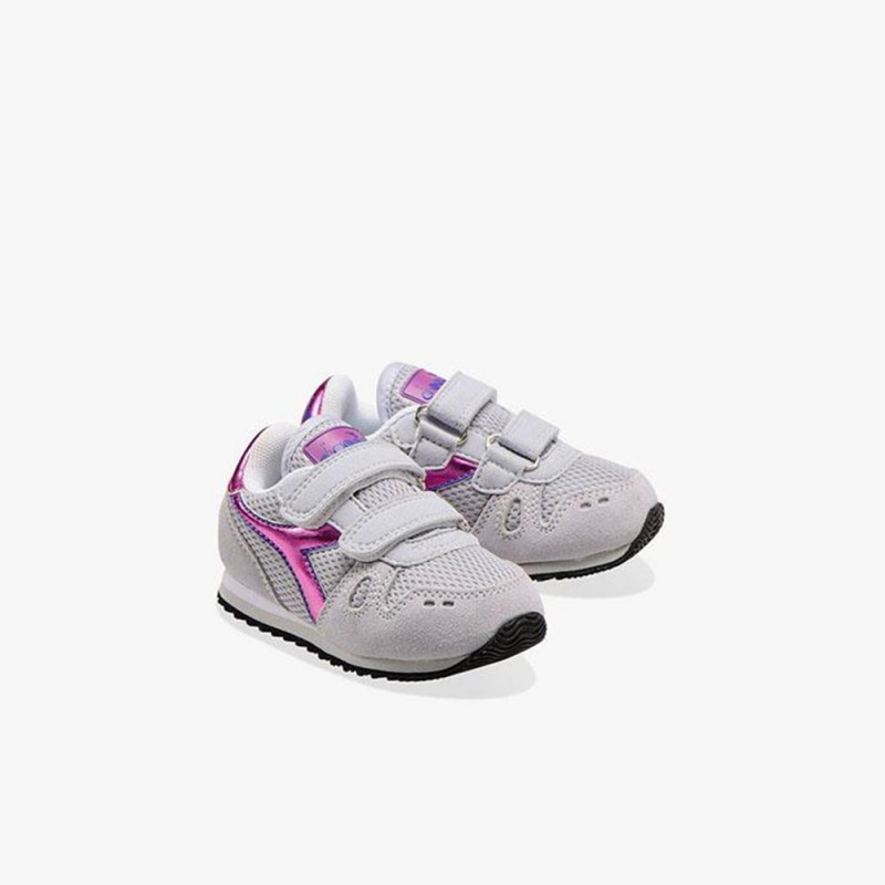 Diadora Simple Run Lave Sneakers Grå | DLOVBJZ-90