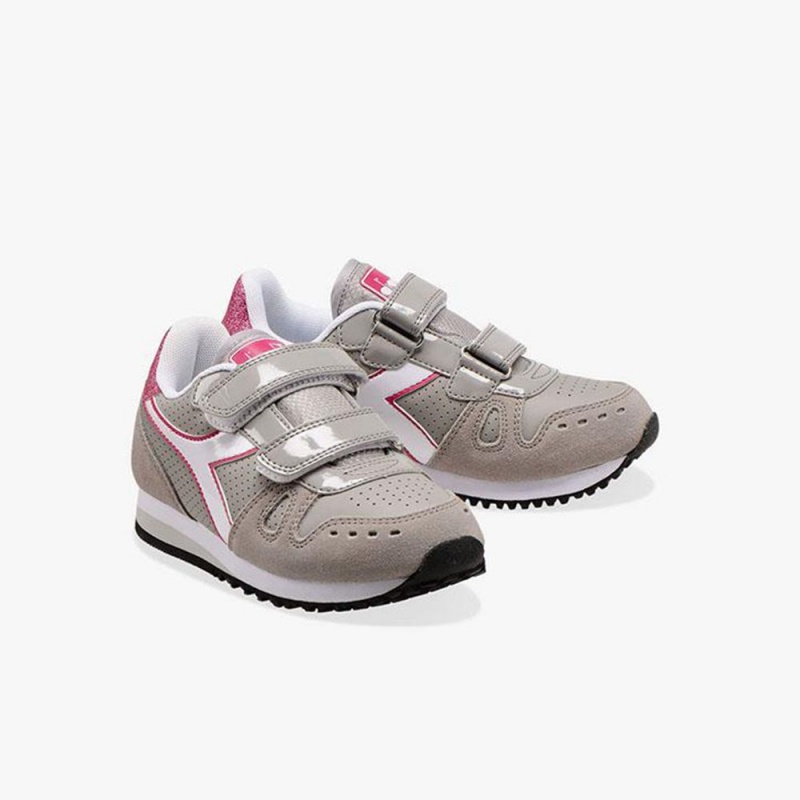 Diadora Simple Run Lave Sneakers Grå | MUTVGBW-15