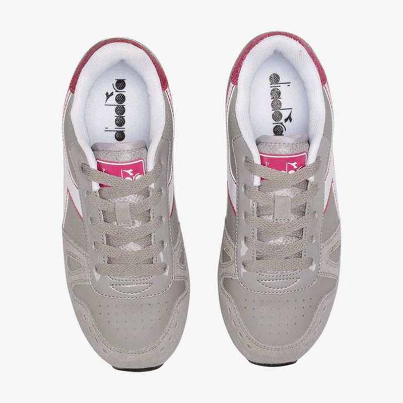 Diadora Simple Run Lave Sneakers Grå | QNDRWMZ-49