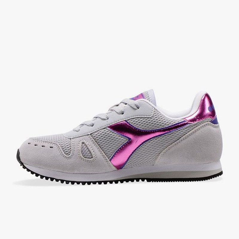 Diadora Simple Run Lave Sneakers Grå | WHYNBSM-72