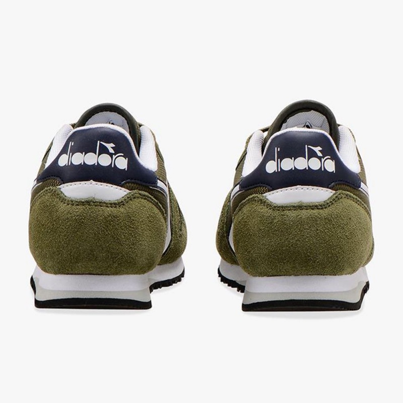 Diadora Simple Run Lave Sneakers Grønn | GNMAKJX-18