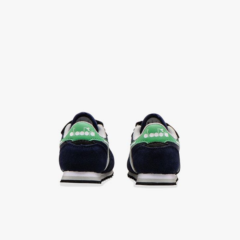 Diadora Simple Run Lave Sneakers Marineblå | OQMTSRB-52