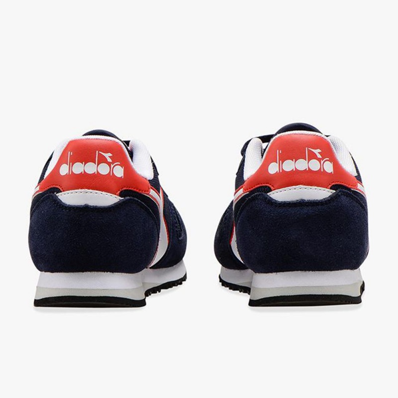 Diadora Simple Run Lave Sneakers Marineblå | VUYPZWQ-05