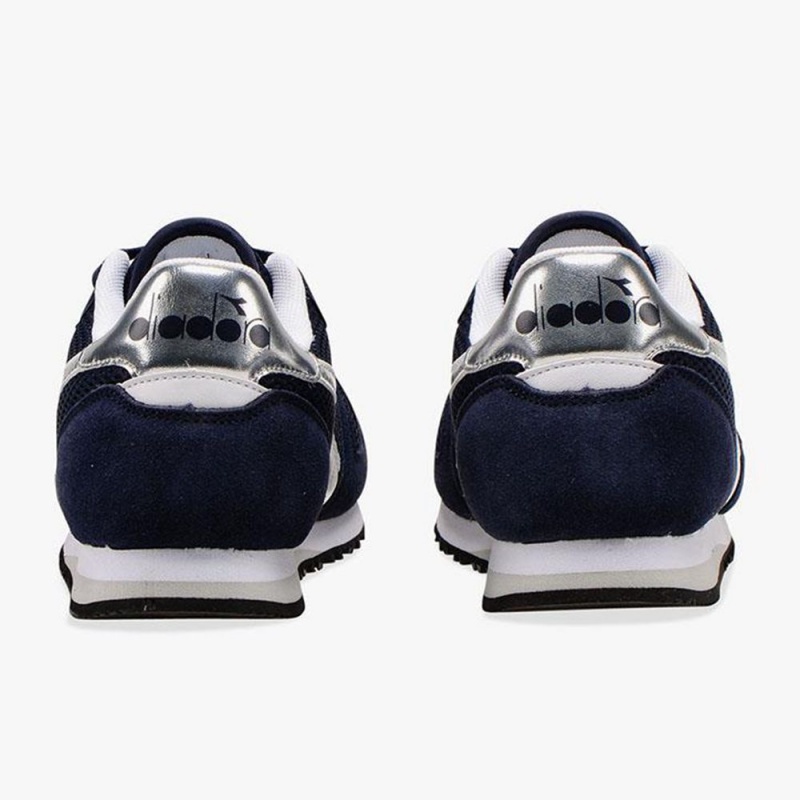 Diadora Simple Run Lave Sneakers Marineblå | PHESTBY-79