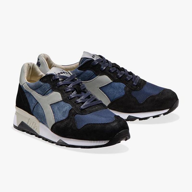 Diadora Trident Lave Sneakers Marineblå | BAPXSKC-91