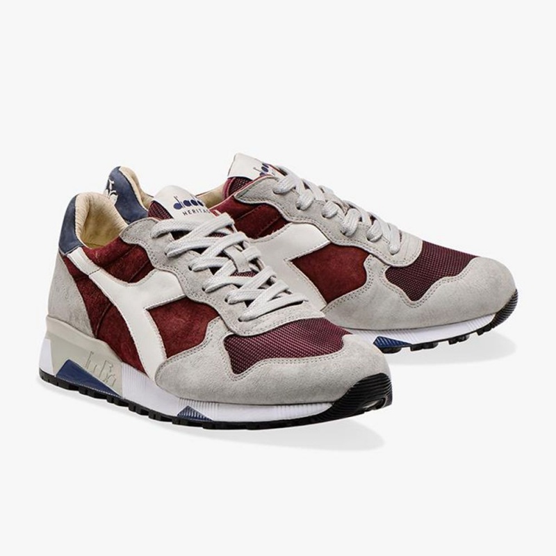 Diadora Trident Lave Sneakers Rød | UWHVMXG-80