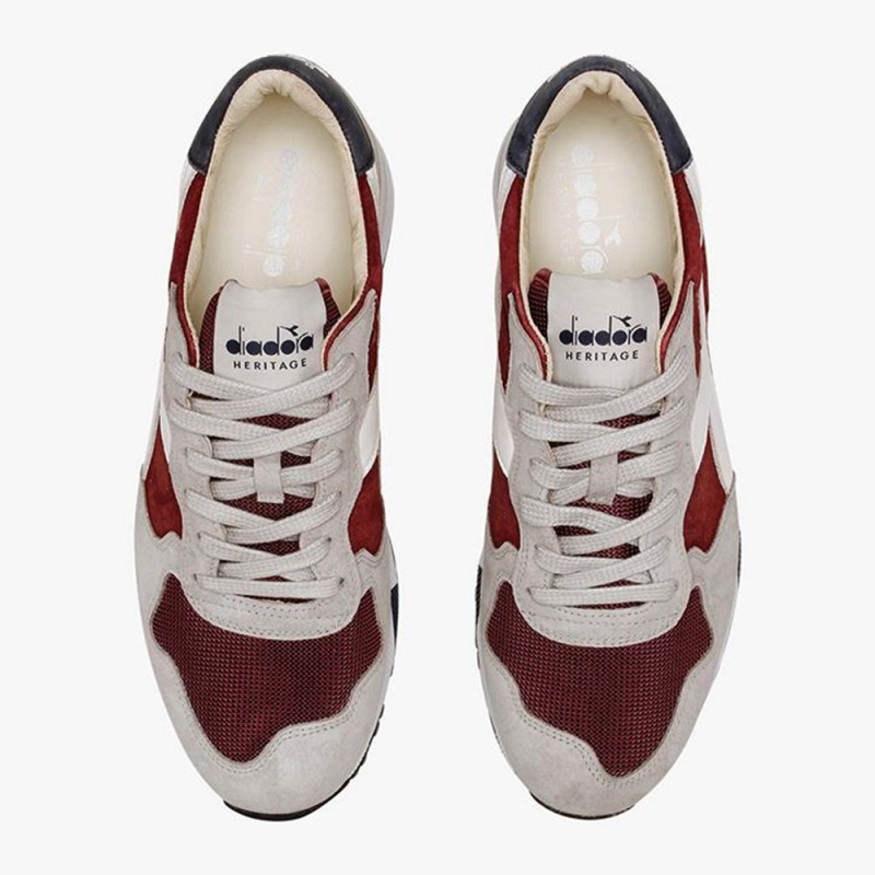 Diadora Trident Lave Sneakers Rød | UWHVMXG-80